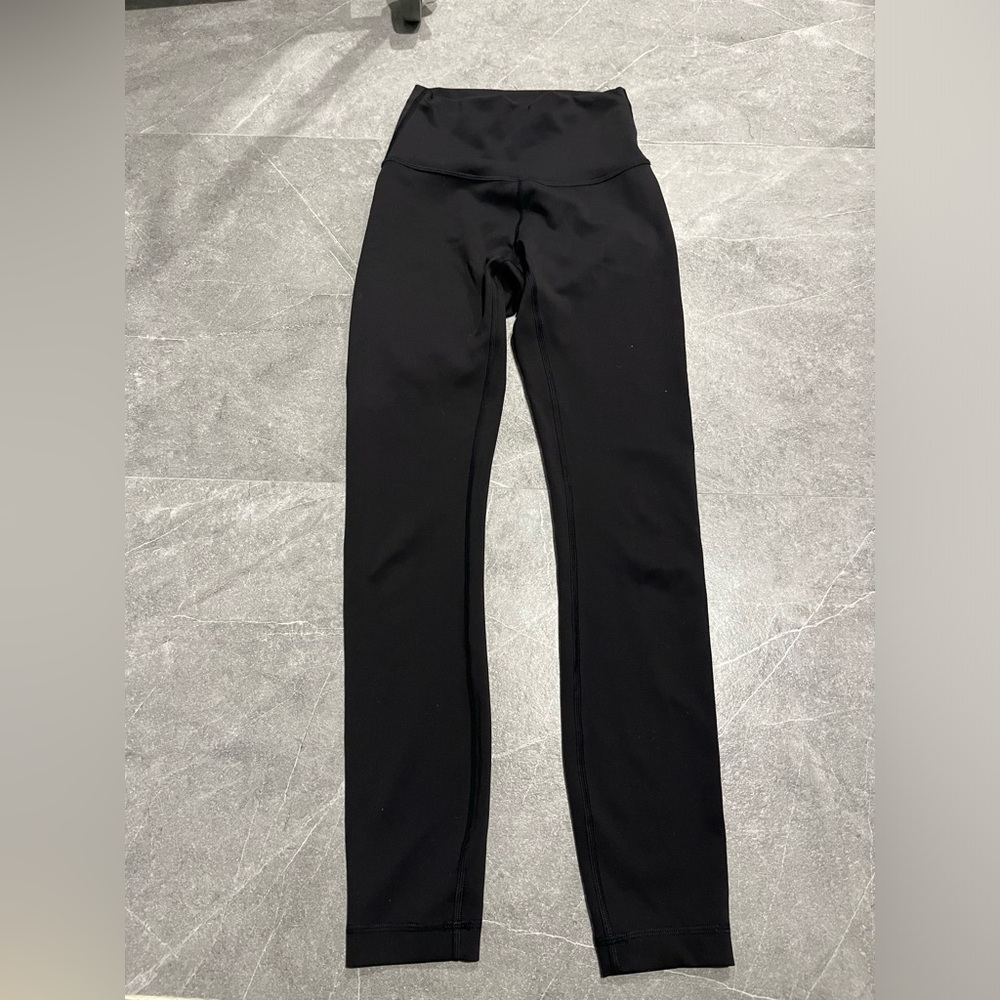 Lululemon black leggings Align 25” inseam, size 0
